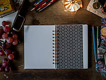 Papiernictvo - Obrazy - upcyklovaný zápisník/skicár - 17934543_