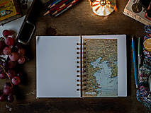 Papiernictvo - Obrazy - upcyklovaný zápisník/skicár - 17934544_