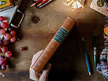 Papiernictvo - Turgenjev - upcyklovaný skicár mixed media - 17934589_