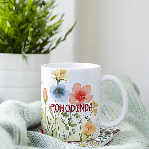 Nádoby - Hrnček POHODINDA & FURT DAČO – obojstranný dizajn - 17938422_