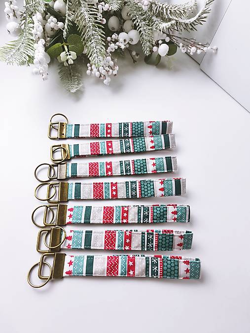 Kľúčenky - Vianočné kľúčenky - 17938363_