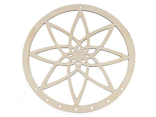 - 50% drevený kruh na lapač snov, mandala, Ø25 cm, pôvod.cena 5€