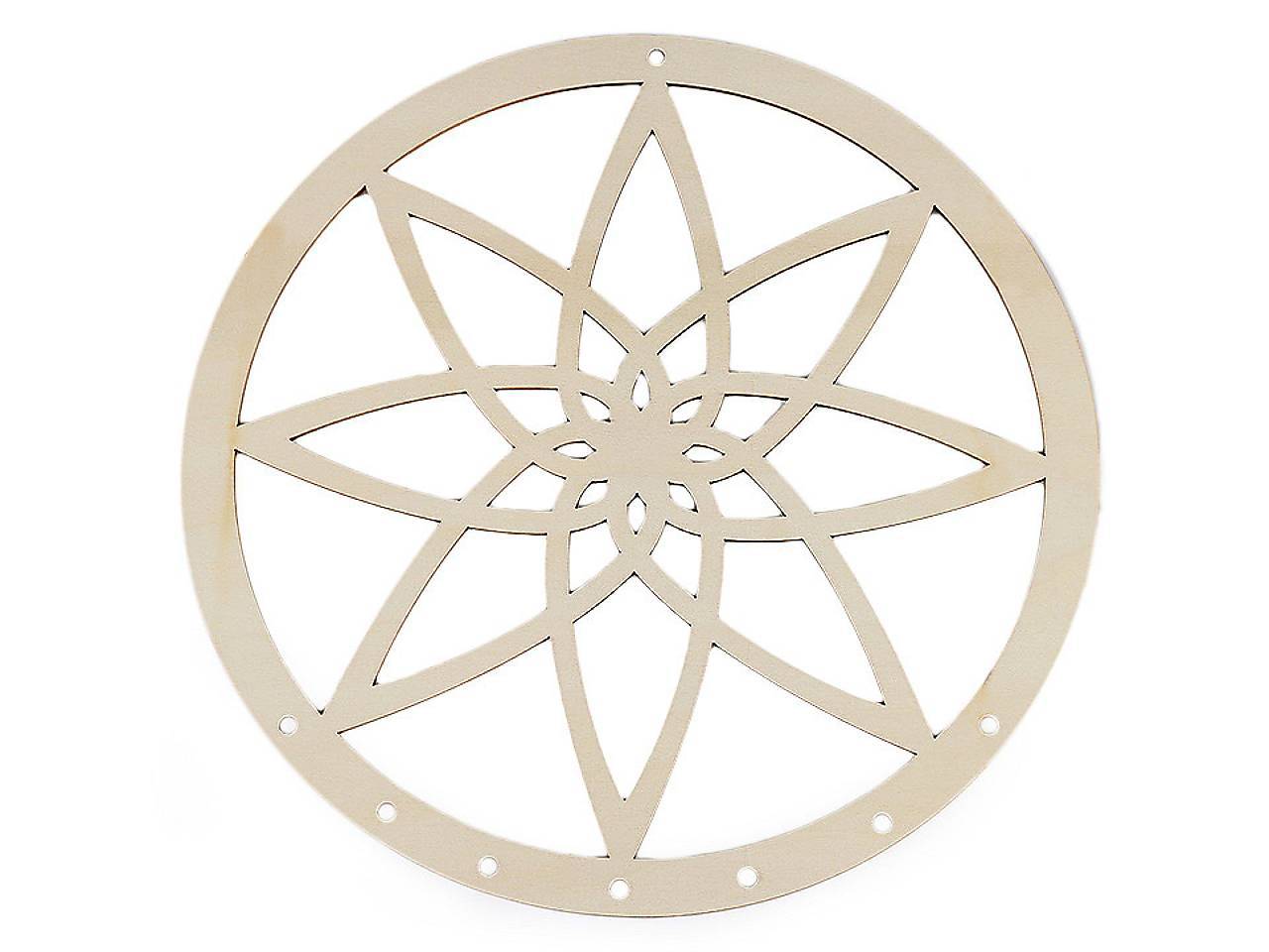 - 50% drevený kruh na lapač snov, mandala, Ø25 cm, pôvod.cena 5€