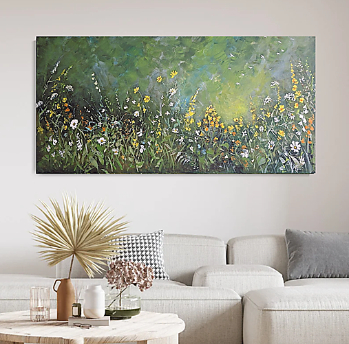 Obrazy - Šepot lúčnych kvetov - 17936362_