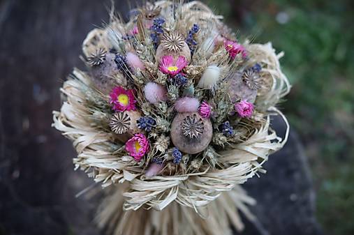 Dekorácie - Sušená kytica - 17936828_