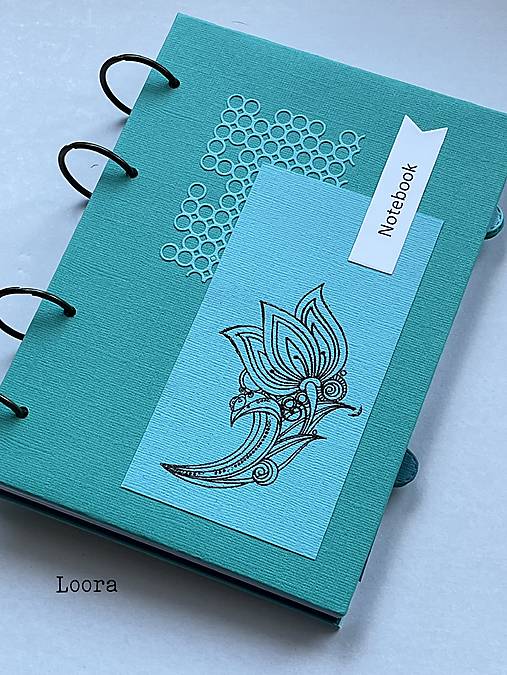 Papiernictvo - Zápisník / Notebook Tyrkysová A5 - 17938347_