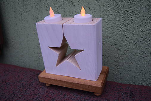 Svietidlá - Vianočný svietnik - nový 2 - 17937573_