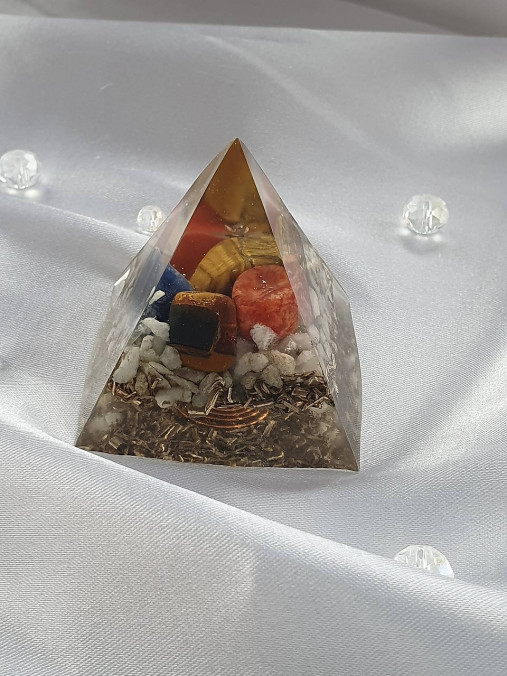 Orgonitová pyramída OCHRANA A ČISTENIE