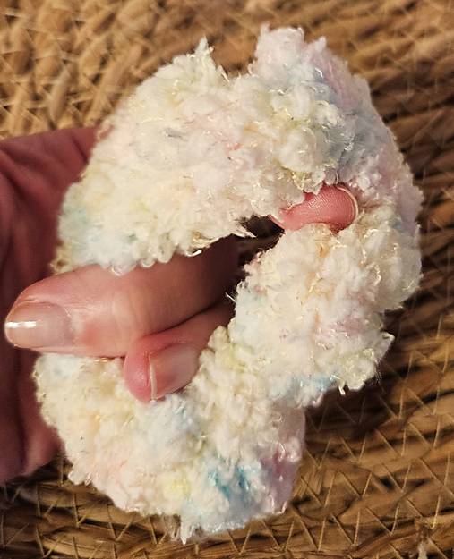 Iné šperky - Colorfull scrunchie - 17936262_