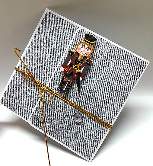 Papiernictvo - Obálka darčeková ... Luskáčik (džínsové vrecko) - 17940582_