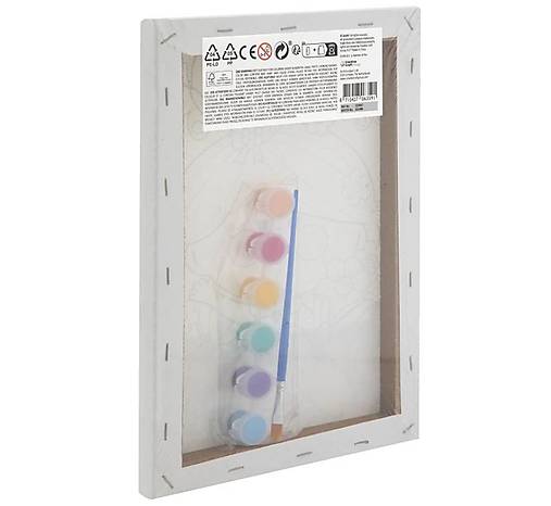 - 50% maľovanie podľa čísel na plátno, 29,5x19,5 cm, pôvod.cena 7,90€ (princezná)