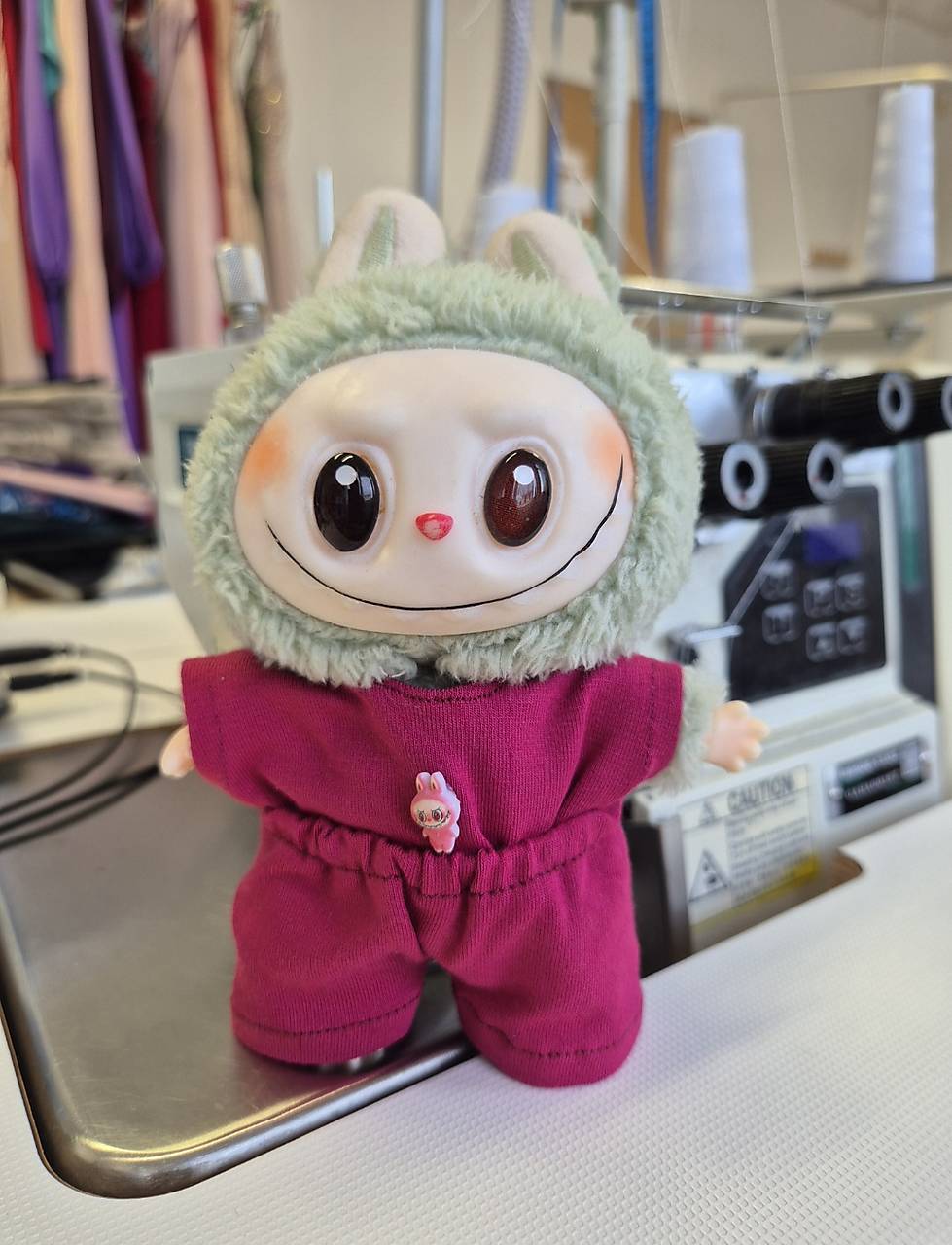 Fuchsiový set pre Labubu