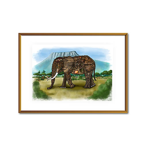 Kresby - Sloní anatómia - 17941754_