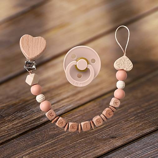 Detské doplnky - Retiazka na cumlík + DARČEK - 17939512_