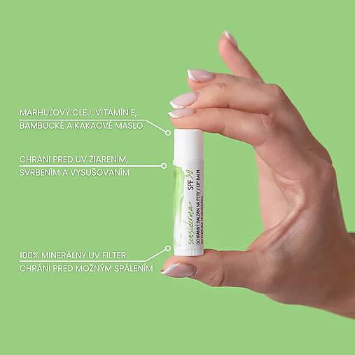 SENSIDERMA+ multifunkčný regeneračný balzam na pery Soaphoria