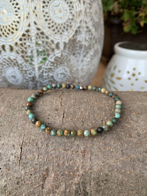 Náramky - náramok Tyrkys africký (Tyrkys Hubei) - 17940811_