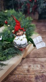 Dekorácie - Vianočné gule -  ŠKRIATKOVIA - 17938588_