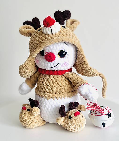 Hračky - Snehuliak v sobom oblečku - 17943330_