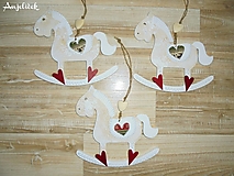 Dekorácie - Vianočné ozdoby - koník - 17945193_