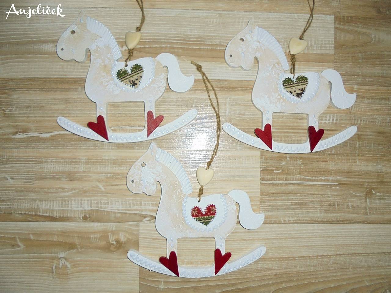 Vianočné ozdoby - koník