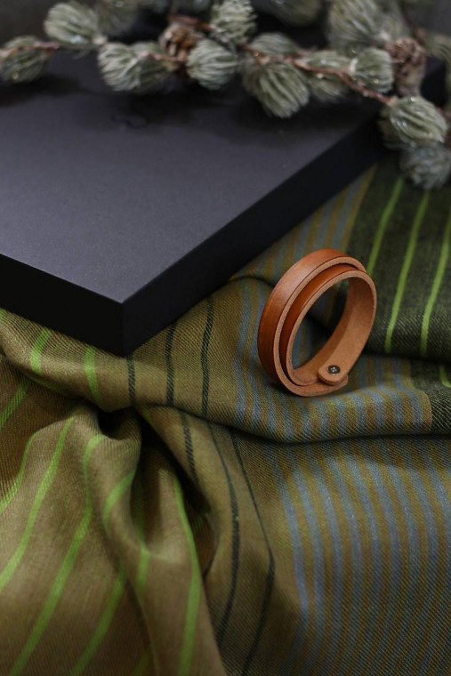 Veľká elegantná štýlová pestrofarebná ľanová šatka "Milot" v darčekovom balení