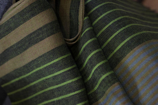 Veľká elegantná štýlová pestrofarebná ľanová šatka "Milot" v darčekovom balení