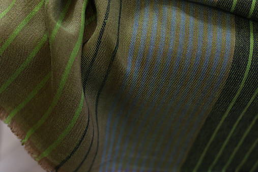 Veľká elegantná štýlová pestrofarebná ľanová šatka "Milot" v darčekovom balení