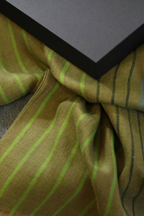 Veľká elegantná štýlová pestrofarebná ľanová šatka "Milot" v darčekovom balení