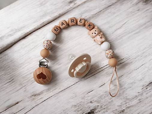 Detské doplnky - Retiazka na cumlík + DARČEK - 17943034_