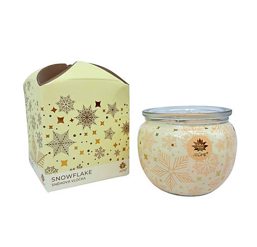 Vonná sviečka Snehová vločka 90g