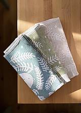 Úžitkový textil - Darčeková sada ľanových utierok Birds - 17942555_