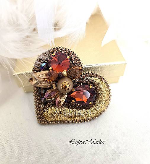 Brošne - Srdce - 17944175_