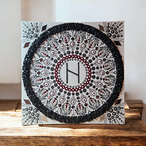 Obrazy - Mandala pre znovuzrodenie- HAGALAZ&TURMALÍN - 17945342_