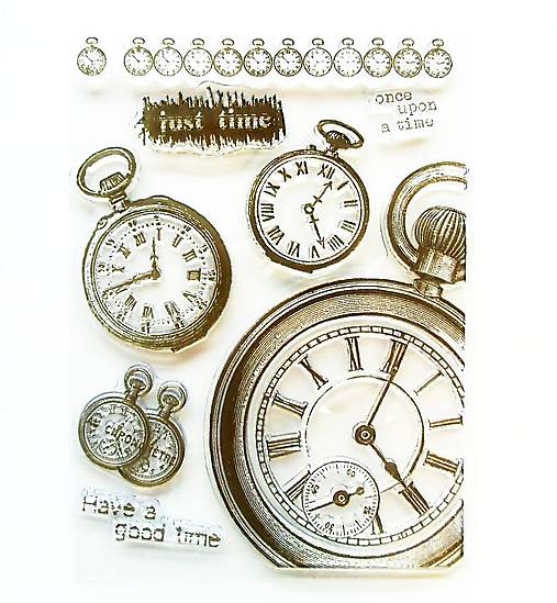 - 50% silikónové razítka, pečiatky 15x20 cm, pôvod.cena 8,90€ (hodiny, čas, time, clock)