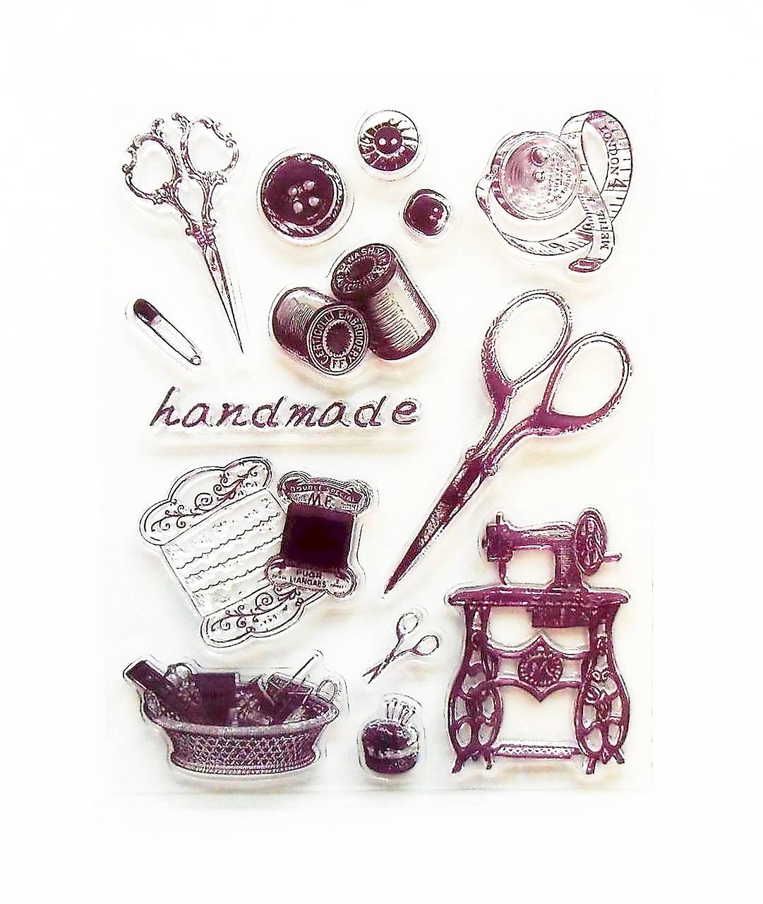 - 50% silikónové razítka, pečiatky 14x18 cm, pôvod.cena 7,90€ (šitie, handmade)