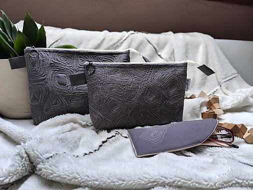 Kozmetické taštičky hnedé