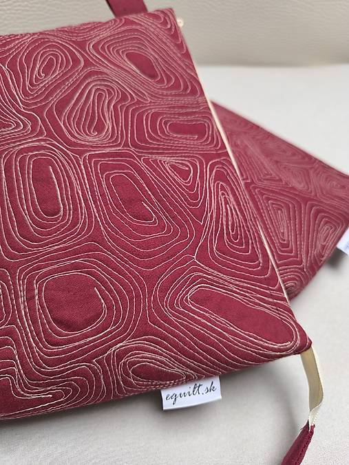 Kozmetické taštičky bordové (Puzdro na okuliare)