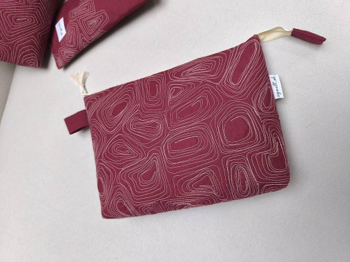 Kozmetické taštičky bordové