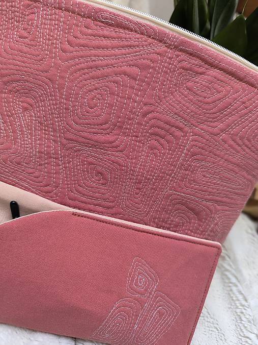 Kozmetické taštičky terakota (Puzdro na okuliare)