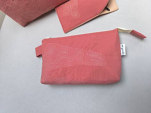 Kozmetické taštičky terakota