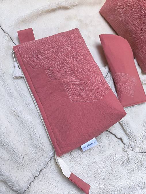 Kozmetické taštičky terakota (23 x 14 x 4 cm)