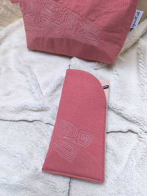 Kozmetické taštičky terakota (Puzdro na okuliare)