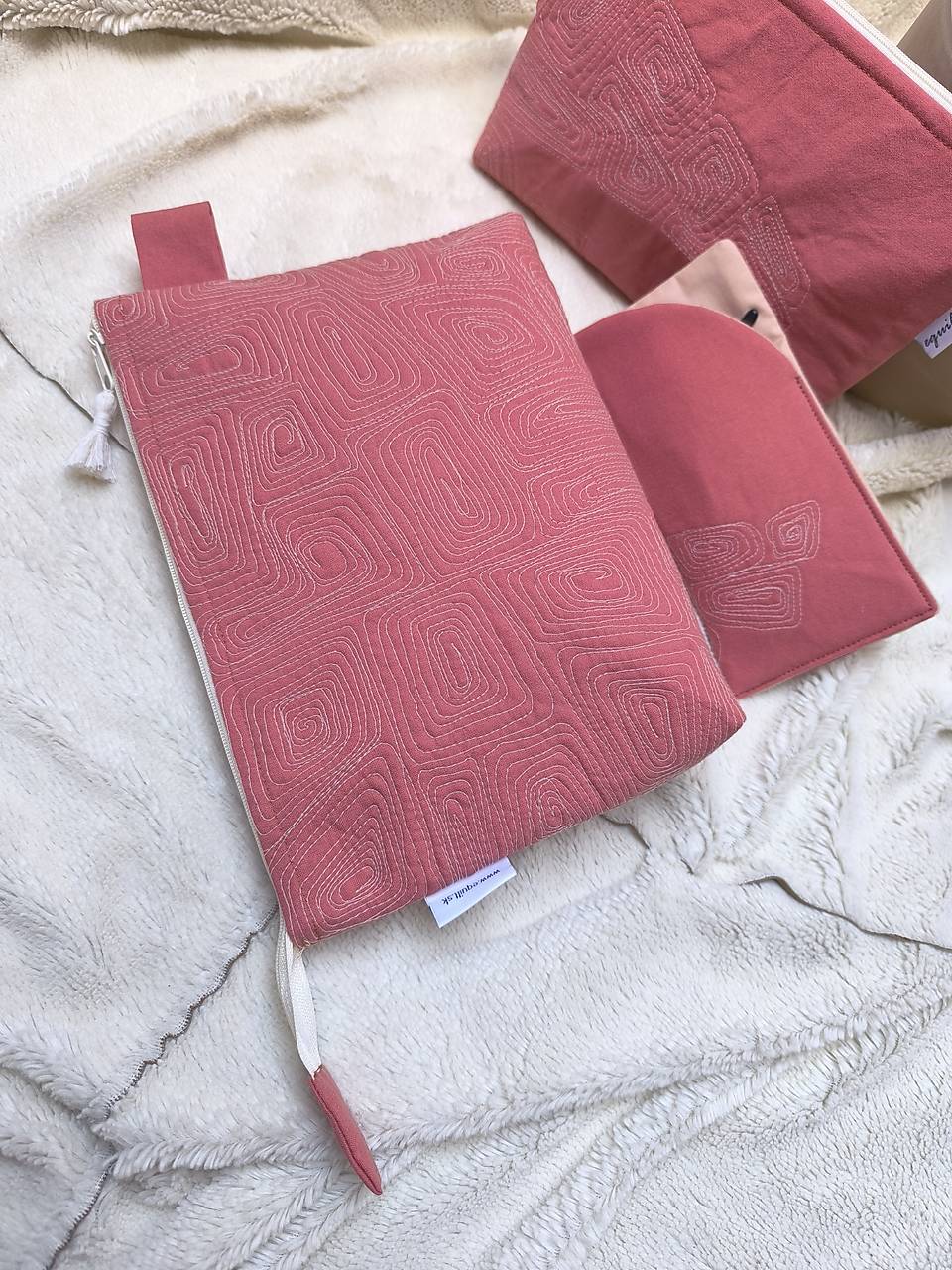 Kozmetické taštičky terakota (25 x 18 x 4 cm)