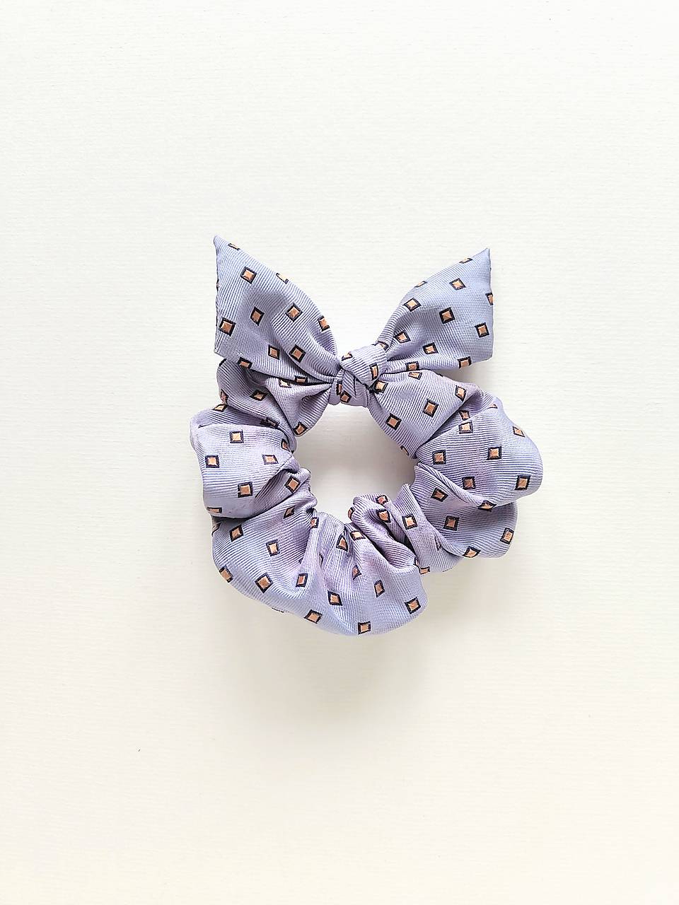 Scrunchie hodvábna (modro-fialová)