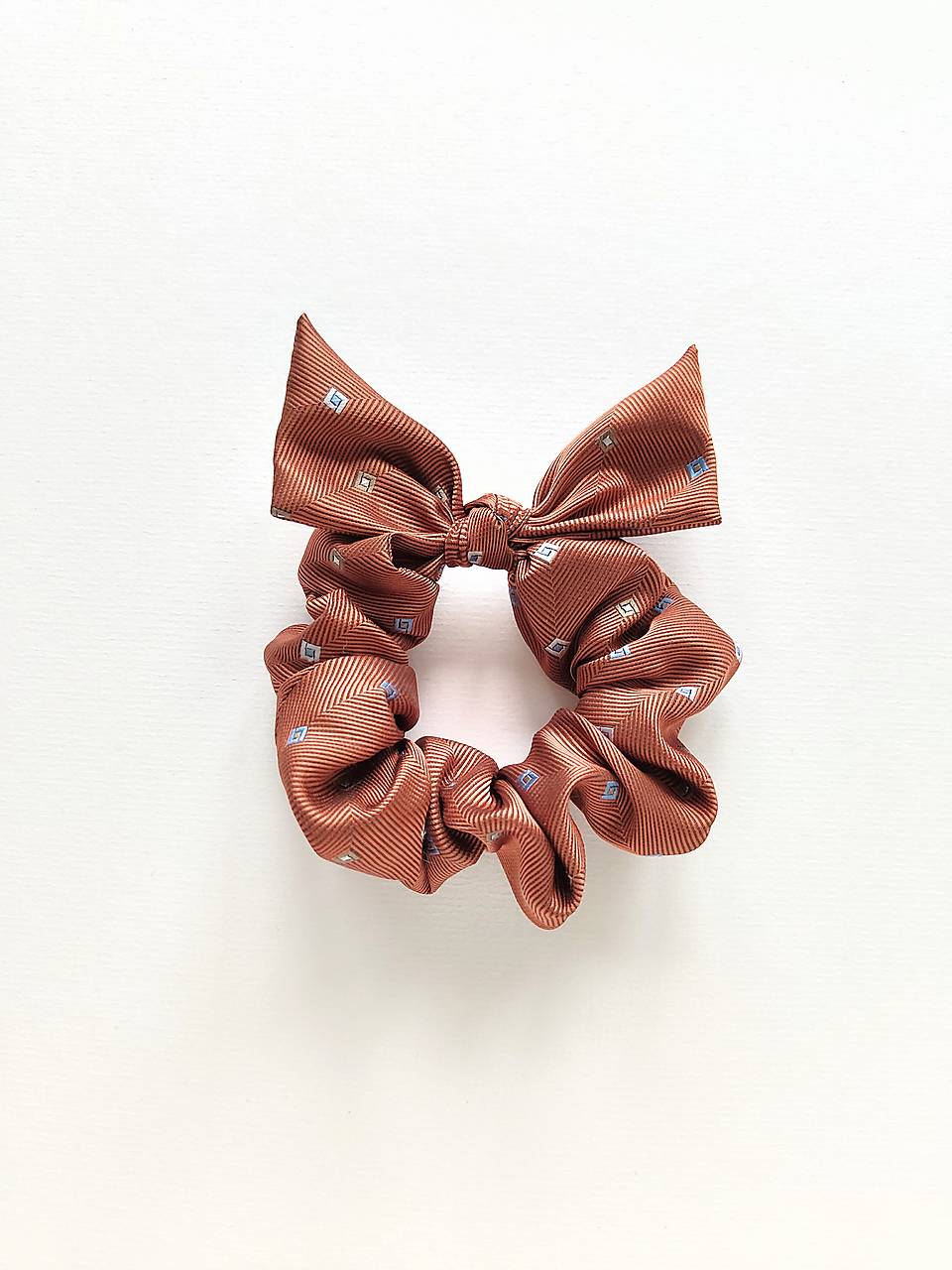 Scrunchie hodvábna (oranžová)