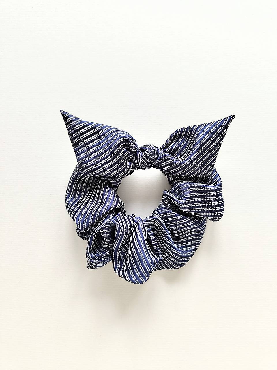 Scrunchie kravatová (modrá)