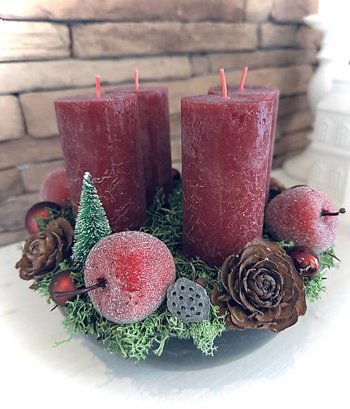 Dekorácie - Adventný veniec - 17948788_