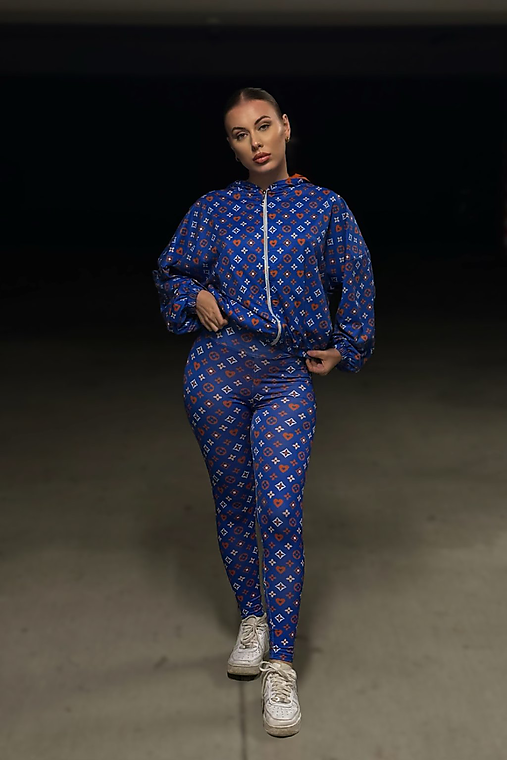 Mikiny - Dámska bombera BLUE ROYAL - 17946029_