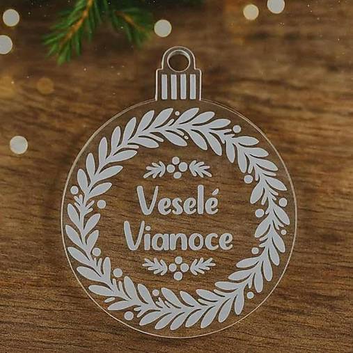 Dekorácie - Vianočná ozdoba - Veselé Vianoce - 17948987_