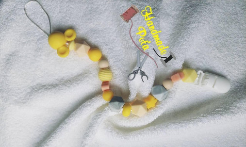 Detské doplnky - Šnúrka na cumlík Miky - 17946107_